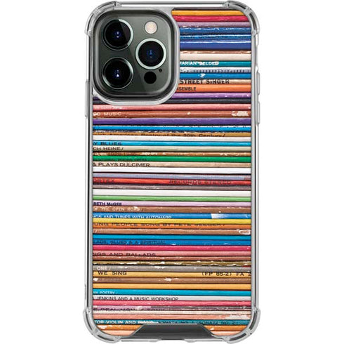 Records Music iPhone 13 Pro Max Clear Case